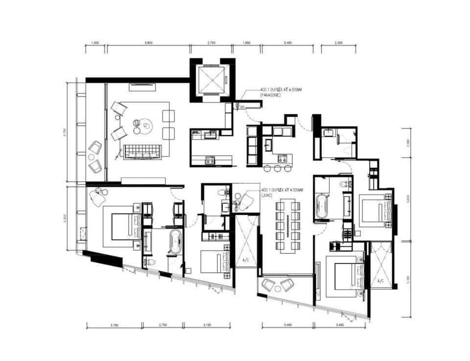 Condo for Sale at  The Estelle Phrom Phong, 4 bed 4 bath , 229 SQM, Near BTS Phrom Phong, Pet friendly, Fully furnished, ready to move in