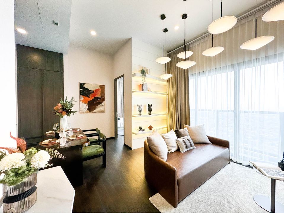 For Sale Park Origin Thonglor, 2bed 2bath, 66sqm., high floor 50+, Furnished, Near BTS ทองหล่อ