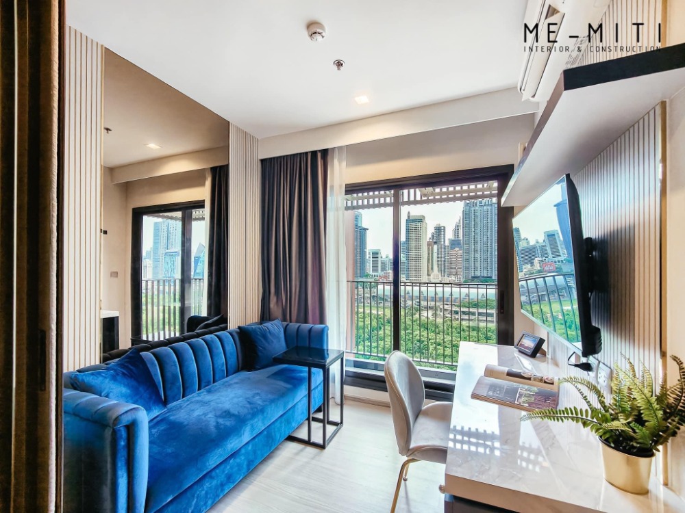 For Rent 1 bedroom Life Asoke Hype condo Near MRT Rama 9 Fully furnished Ready to move in