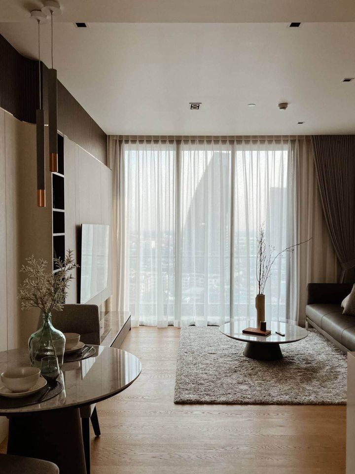 For Rent 1 bedroom Beatniq Sukhumvit 32 Luxury Condo High floor Near BTS Thonglor Fully furnished Ready to move in