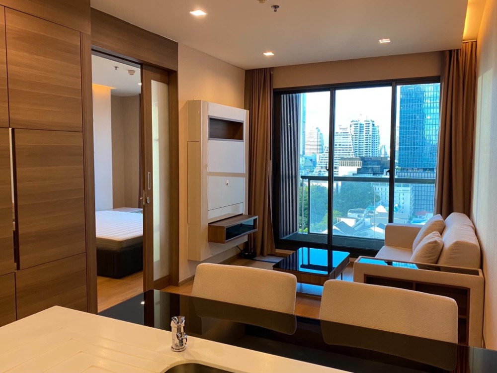 For Rent 1 bedroom The Address Sathorn Luxury Condo High floor Near BTS Saint Louis Fully furnished Ready to move in