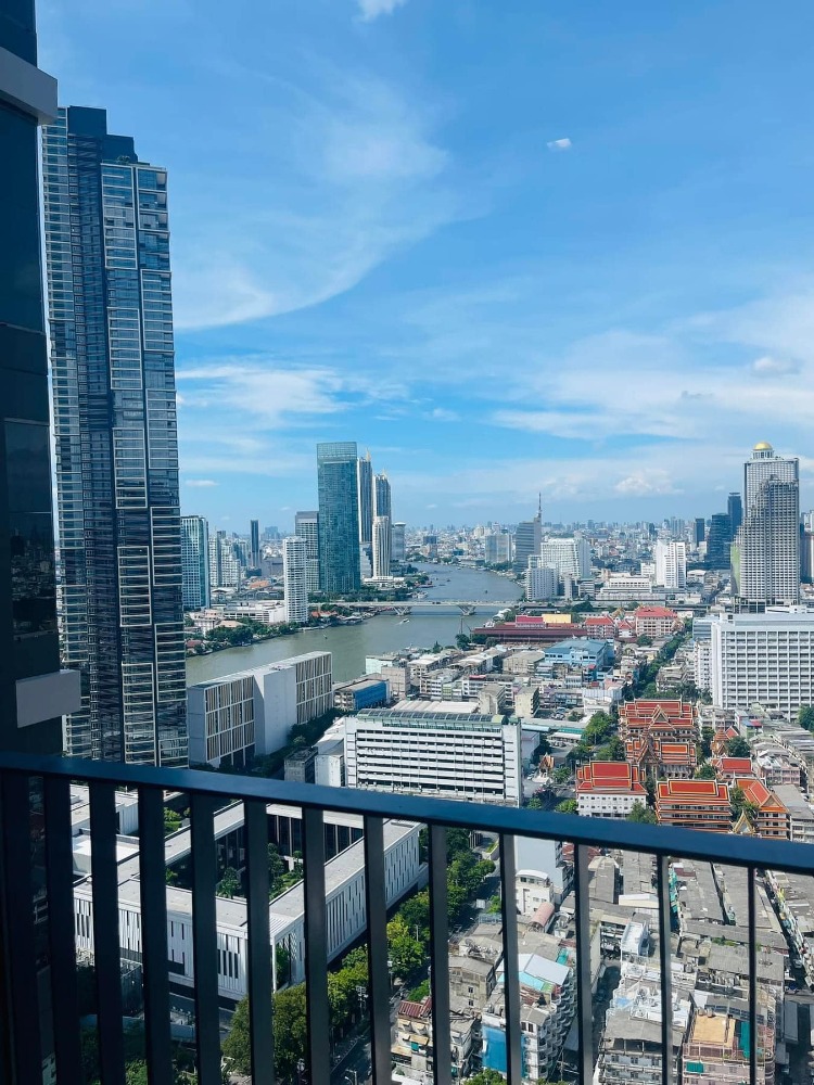 For Rent 2 bedrooms Rhythm Charoenkrung Pavillion Condo Near BTS Saphan Taksin Fully furnished Ready to move in