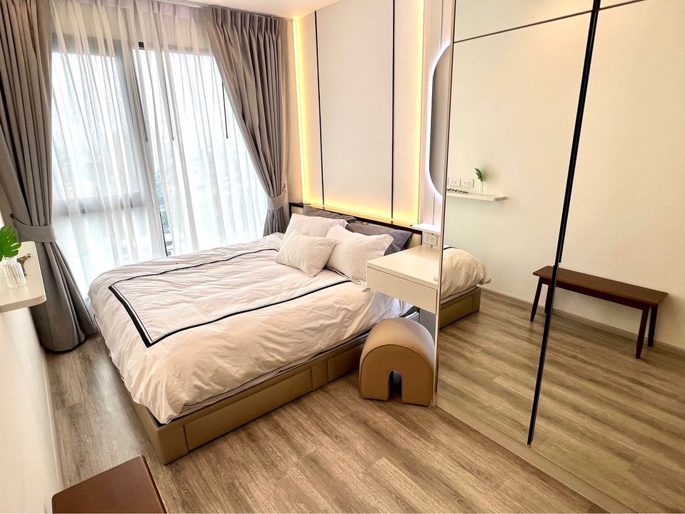 For Rent 2 bedrooms IDEO Mobi Sukhumvit 66 Condo Near BTS Punnawithi Fully furnished Ready to move in