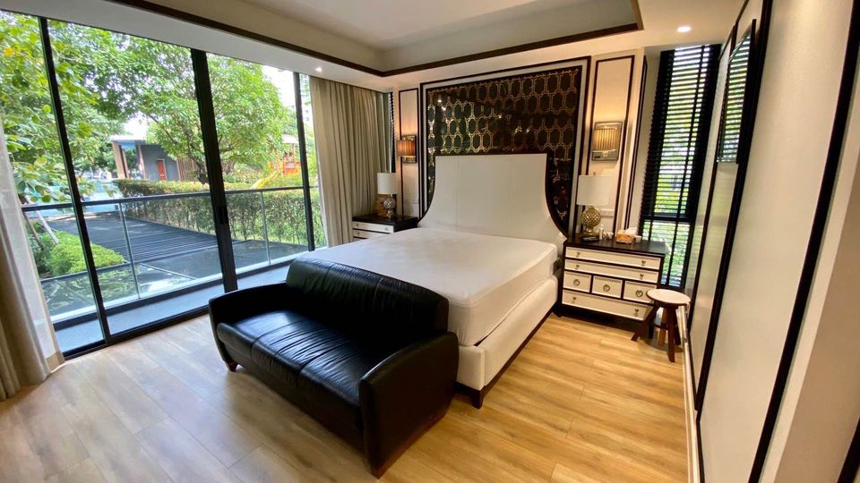 For Rent condo 3 bedrooms at Park court Sukhumvit 77 Near BTS On Nut  Fully furnished Ready to move in Rental 150,000 THB.